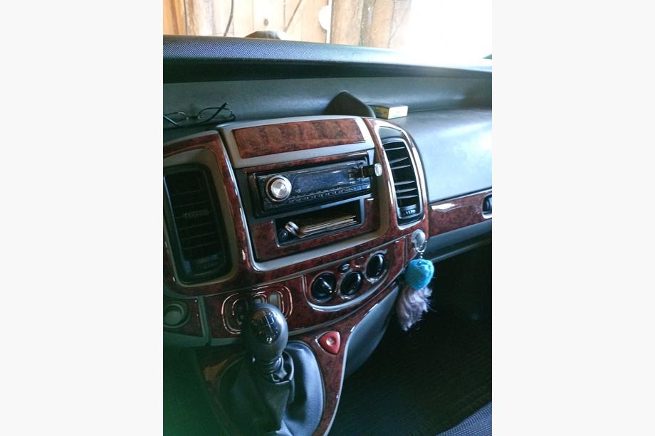 Opel Vivaro 2001–2015 Cache tableau de bord (Grand ensemble) Noir Photo 12