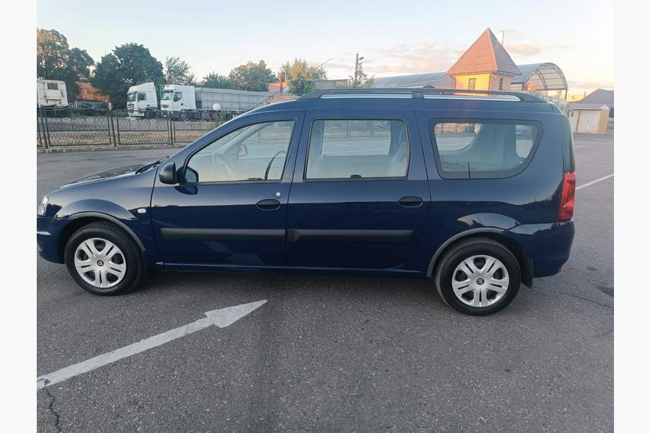 Renault Logan MCV 2005-2013 Barres de Toit Noires Pieds en plastique Photo 4