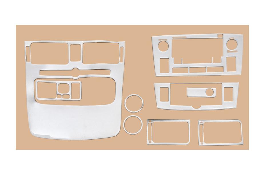 Toyota Avensis 2003-2009 Cache Tableau de Bord Small Aluminium Image