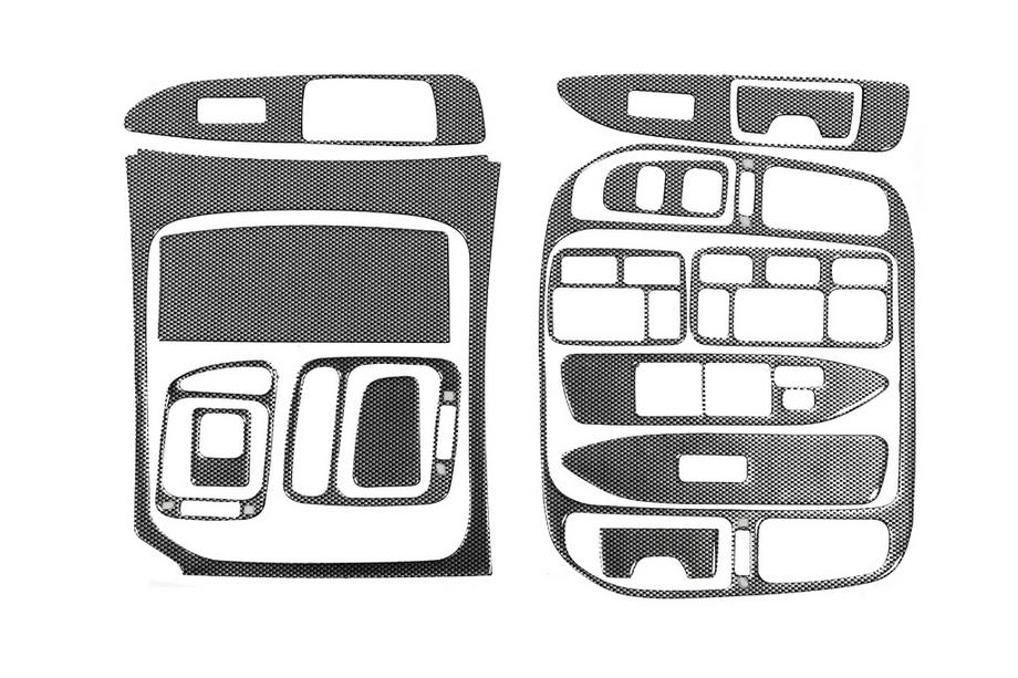 Toyota Land Cruiser 100 1998-2007 Caches de Tableau de Bord Titane Photo 2