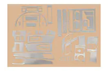 Volkswagen Crafter 2006-2016 Kit de garnitures de tableau de bord (50 pièces) photo 6