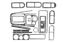 Volkswagen Bora 1998-2004 Tuning intérieur voiture Aluminium photo 3