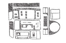 Volkswagen T5 2010-2015 Caches de Tableau de Bord Carbone photo 7