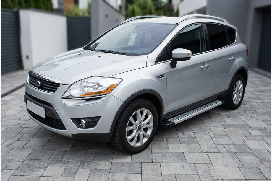 Ford Kuga 2008-2013 Marchepieds Latéraux Maya V2 (2 pcs, Aluminium) Image