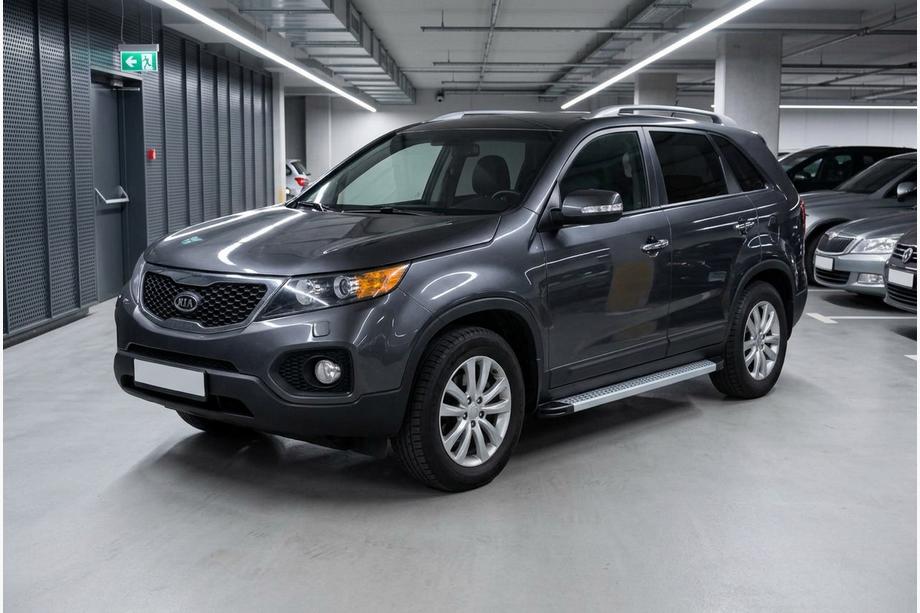 Kia Sorento II XM 2009-2014 Marchepieds Latéraux Maya V2 (2 pcs, Aluminium) 2010-2013 Image