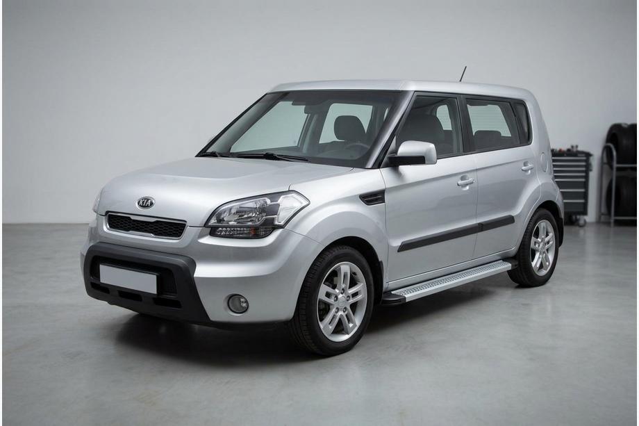 Kia Soul I 2008-2013 Marchepieds Latéraux Maya V2 (2 pcs, Aluminium) Image