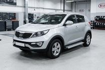 Kia Sportage 2010-2015 Marchepieds Latéraux Maya V2 (2 pcs, Aluminium) photo 1