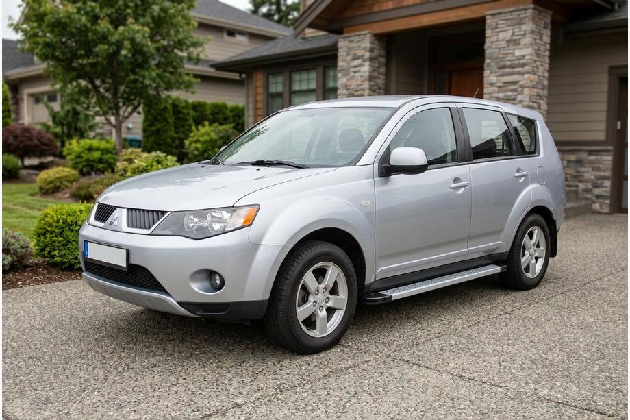 Mitsubishi Outlander 2006-2012 Marchepieds Latéraux Maya V2 (2 pcs, Aluminium) Image