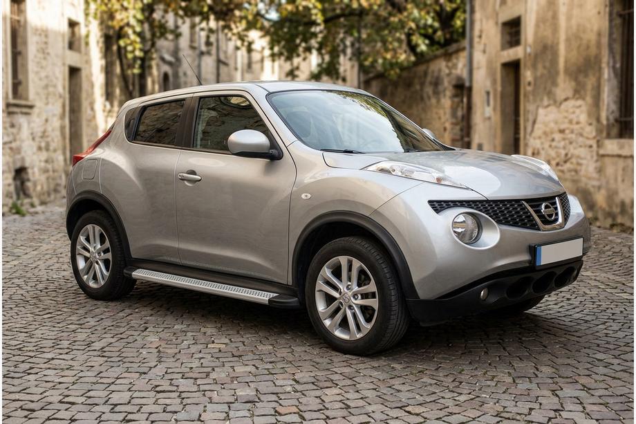 Nissan Juke 2010-2019 Marchepieds Latéraux Maya V2 (2 pcs, Aluminium) Image