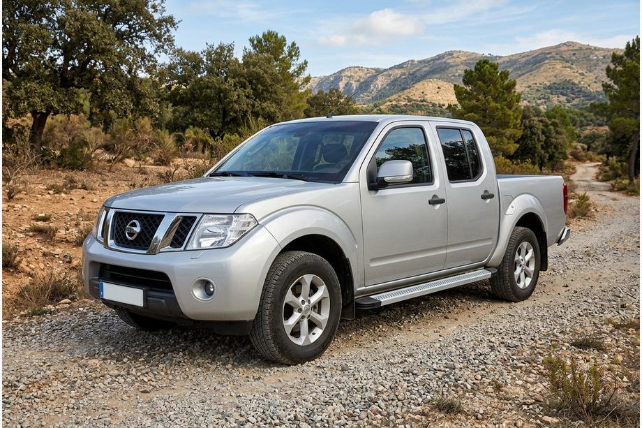 Nissan Navara 2006-2015 Marchepieds Latéraux Maya V2 (2 pcs, Aluminium) Image