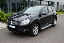 Nissan Qashqai 2007-2010 Marchepieds Latéraux Maya V2 (2 pcs, Aluminium) photo 1