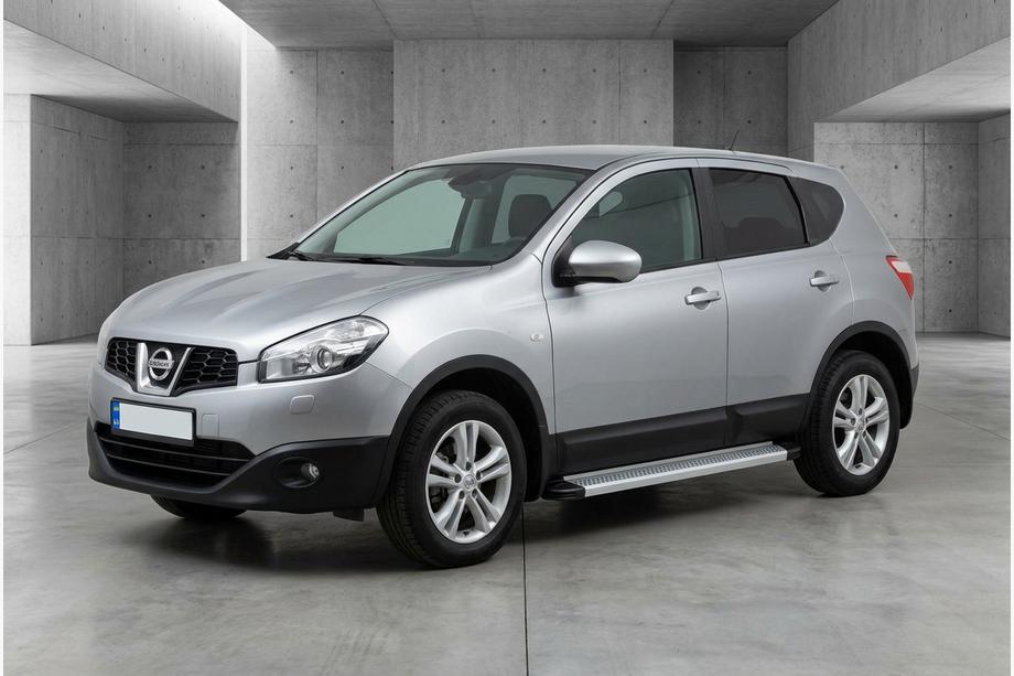 Nissan Qashqai 2010-2014 Marchepieds Latéraux Maya V2 (2 pcs, Aluminium) Image
