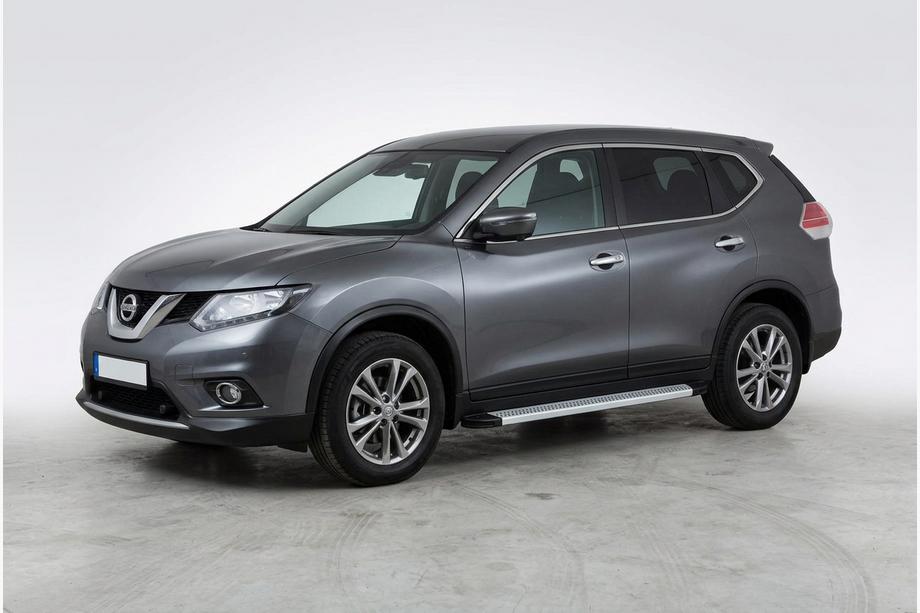 Nissan X-trail T32/Rogue 2014-2021 Marchepieds Latéraux Maya V2 (2 pcs, Aluminium) Image