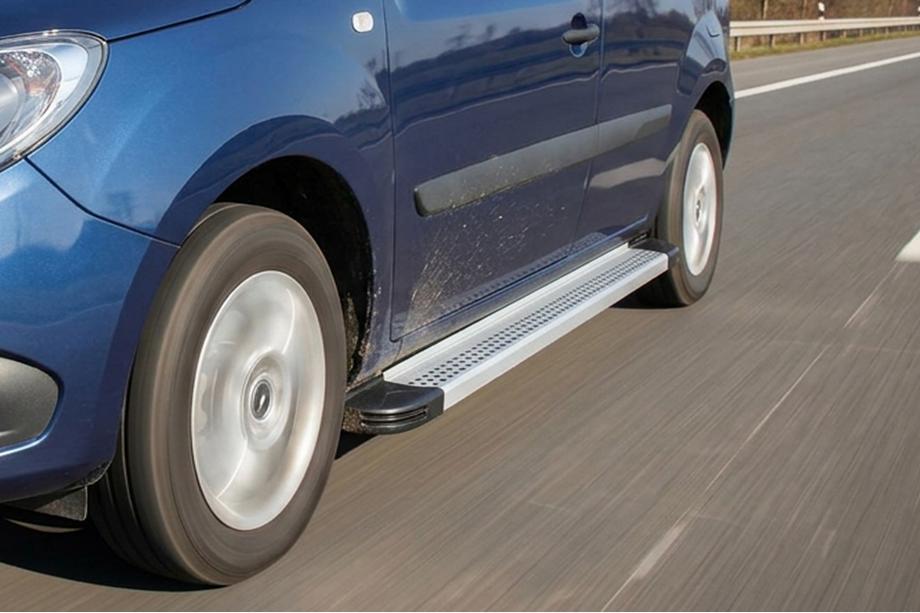 Renault Kangoo 2008–2020 Marchepieds Latéraux Maya V2 (2 pcs, Aluminium) Image