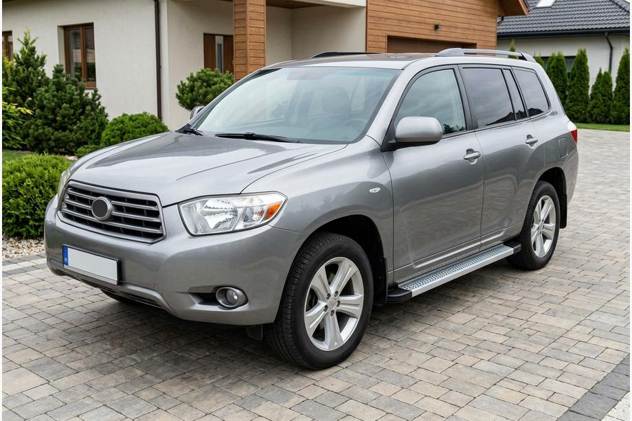 Toyota Highlander 2008-2013 Marchepieds Latéraux Maya V2 (2 pcs, Aluminium) Image