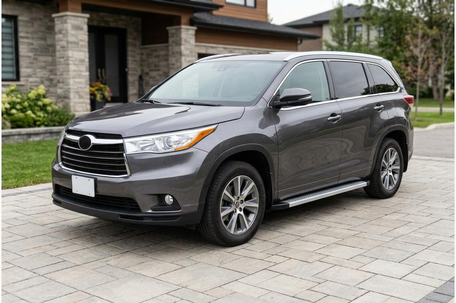 Toyota Highlander 2013-2019 Marchepieds Latéraux Maya V2 (2 pcs, Aluminium) Image
