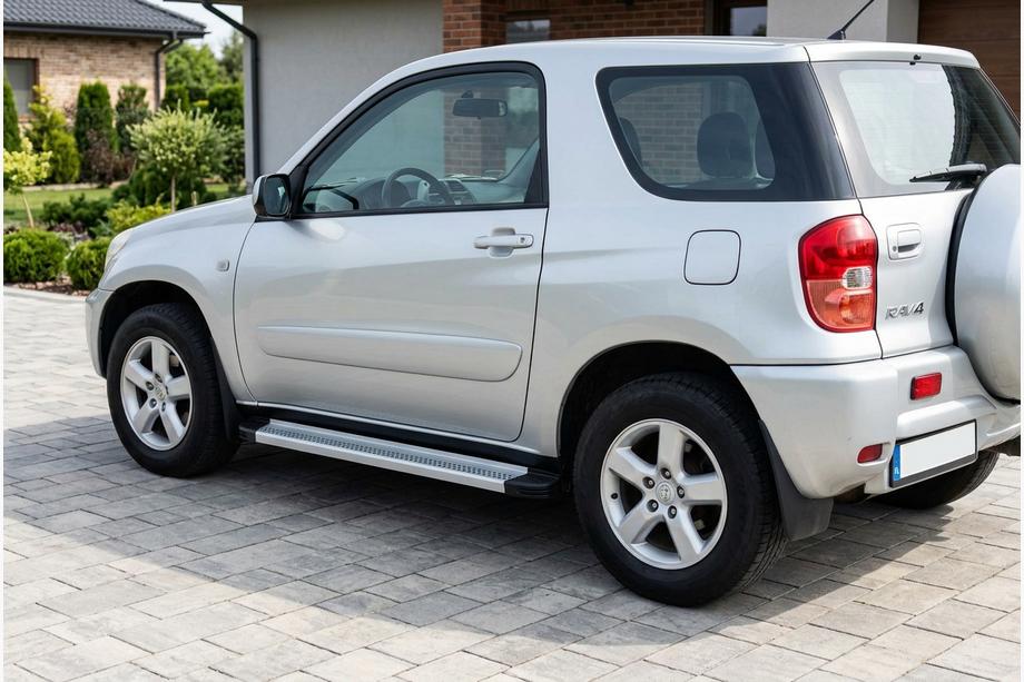 Toyota Rav 4 2001-2005 Marchepieds Latéraux Maya V2 (2 pcs, Aluminium) Image