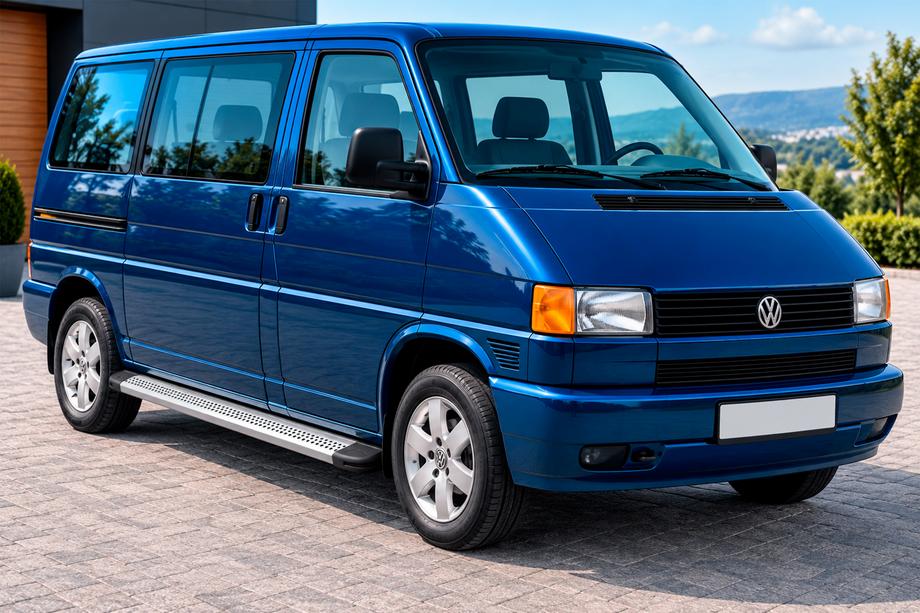 Volkswagen T4 Caravelle/Multivan 1990–2003 Marchepieds Latéraux Maya V2 (2 pcs, Aluminium) Empattement Court Photo 1