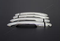 Renault Megane II 2004-2009 Couvre-poignées de Porte Chromés (4 pcs, Acier Inoxydable) photo 5