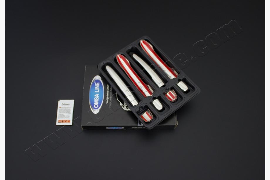 Renault Megane II 2004-2009 Couvre-poignées de Porte Chromés (4 pcs, Acier Inoxydable) Carmos - Acier Inoxydable Turc Photo 6