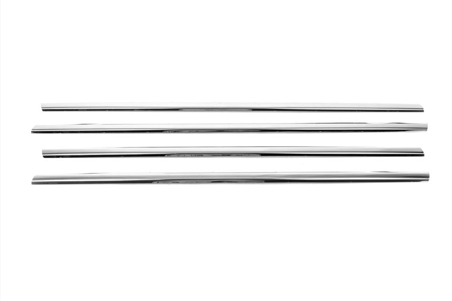 Renault Megane II 2004-2009 Encadrement extérieur de vitres inox (4 pcs) SD/SW, OmsaLine - Inox Italien Photo 6