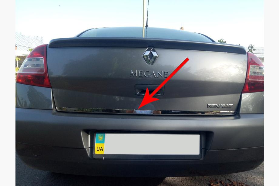 Renault Megane II 2004-2009 Baguette de coffre inox SD, Carmos - Acier Turc Photo 6