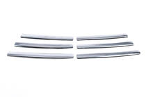 Renault Trafic 2001–2015 Couvre-Calandre Chromés 2007-2015 (6 pcs, Acier Inoxydable) photo 5