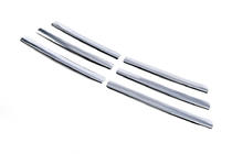 Renault Trafic 2001–2015 Couvre-Calandre Chromés 2007-2015 (6 pcs, Acier Inoxydable) photo 4