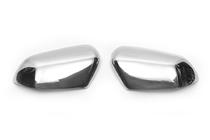 Skoda Octavia II A5 2006-2010 Couvre-Rétroviseurs (2 pcs, Acier Inoxydable) photo 3