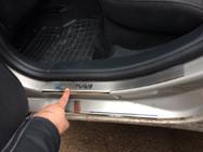 Skoda Octavia II A5 2010-2013 Couvre-seuils Nataniko (8 pcs, inox) photo 5
