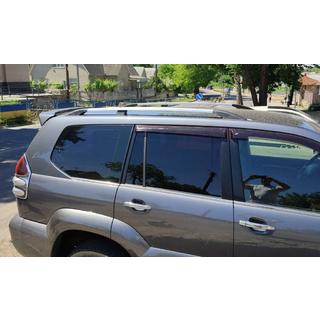 Barres de toit Chrome turques Toyota Land Cruiser Prado 120 2002-2009 photo 2