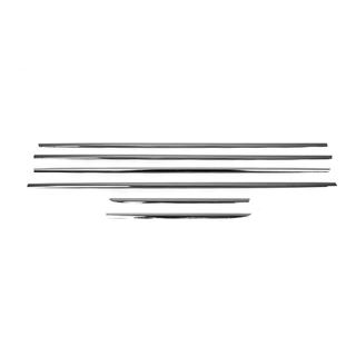 Encadrement de Fenêtres (6 pcs, Inox) Toyota Land Cruiser Prado 150 2009-2023 photo 3