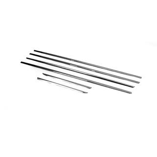 Encadrement de Fenêtres (6 pcs, Inox) Toyota Land Cruiser Prado 150 2009-2023 photo 4
