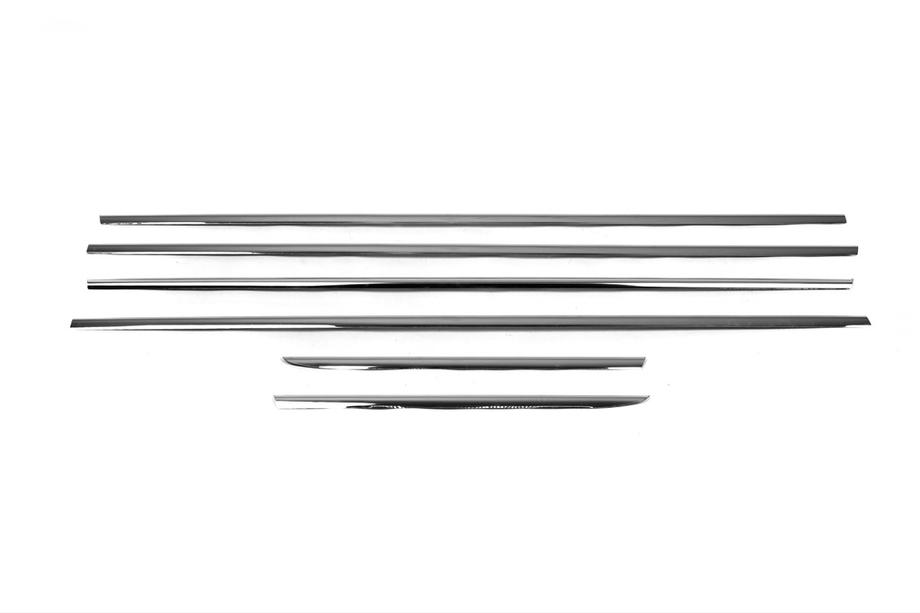 Toyota Land Cruiser Prado 150 2009-2023 Encadrement de Fenêtres (6 pcs, Inox) Photo 3