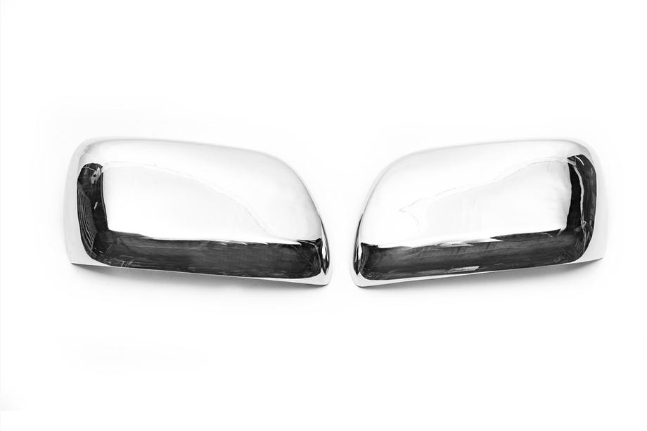 Toyota Land Cruiser 200 2007-2021 Coques de Rétroviseurs 2008-2012 (2 pcs, Inox) OmsaLine - Inox Italien Photo 3