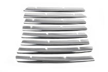 Volkswagen LT 1995-2006 Couvre-Calandre Chromés (8 pcs, Acier Inoxydable) OmsaLine - Inox Italien photo 3