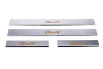Volkswagen Golf 4 1997-2006 Seuils de porte Carmos (4 pcs, inox) photo 4