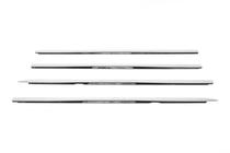 Volkswagen Golf 4 1997-2006 Encadrement extérieur de vitres inox (4 pcs) photo 2