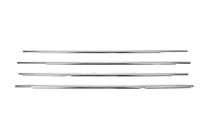 Volkswagen Golf 5 2003-2009 Encadrement extérieur de vitre inox (4 pcs) Carmos - Acier Inoxydable Turc photo 6