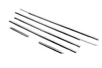 Volkswagen Passat B5 1997-2005 Encadrement extérieur de vitres inox (4 pcs) Carmos - Acier Inoxydable Turc photo 3