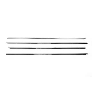 Baguettes de vitres inférieures inox (4 pcs) photo 2