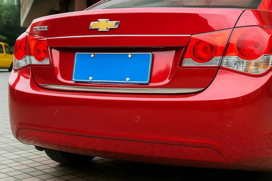 Chevrolet Cruze 2009–2015 Seuil de coffre inox Image