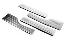 Fiat Doblo II 2010-2022 Seuils de porte intérieurs OmsaLine (inox) 4 pcs, OmsaLine - Acier Inoxydable Italien photo 4