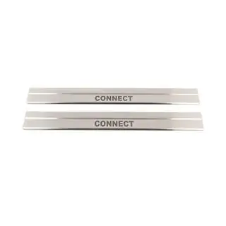Seuils de porte Carmos (2 pcs, inox) Ford Connect 2014-2021 photo 2