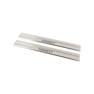 Seuils de porte Carmos (2 pcs, inox)