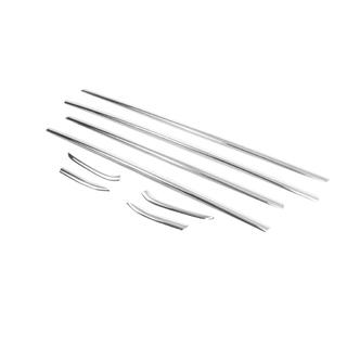 Moulures de vitre inox (8 pcs) Ford Fiesta 2008-2017 photo 4