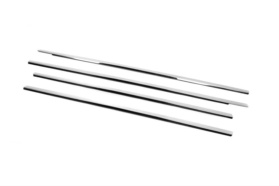Hyundai Accent 2006-2010 Encadrement extérieur de vitres inox (4 pcs) Photo 3
