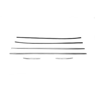 Baguettes de vitres inférieures inox (6 pcs) photo 2