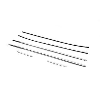 Baguettes de vitres inférieures inox (6 pcs) photo 3