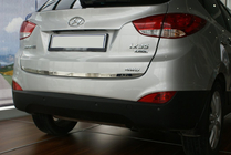 Hyundai IX-35 2010-2015 Baguette de coffre inox OmsaLine - Inox Italien photo 1
